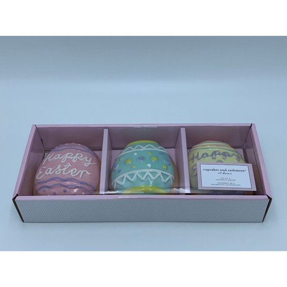 Cupcakes & Cashmere Happy Easter Ceramic Eggs - Picture 5 of 7